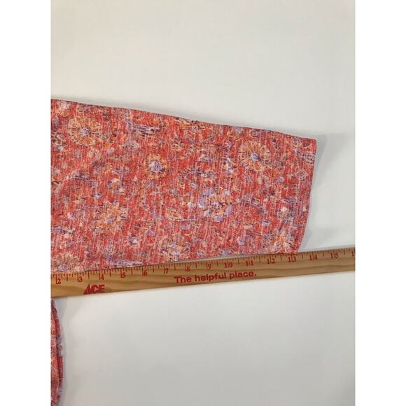 Dia & Co Subscription Box Cameo Appearance Sz 2X NWT Tie Front Blouse Top - Picture 7 of 8